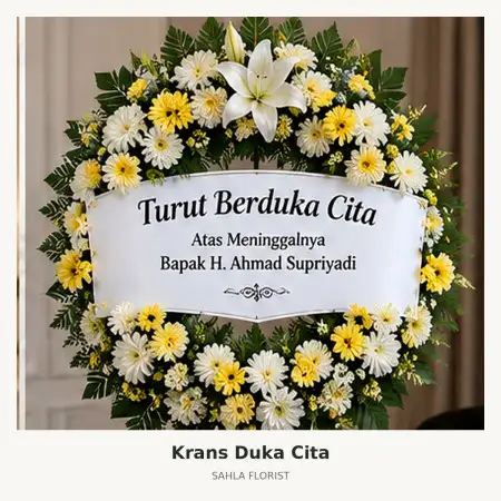 Krans Bunga Duka Mayangan